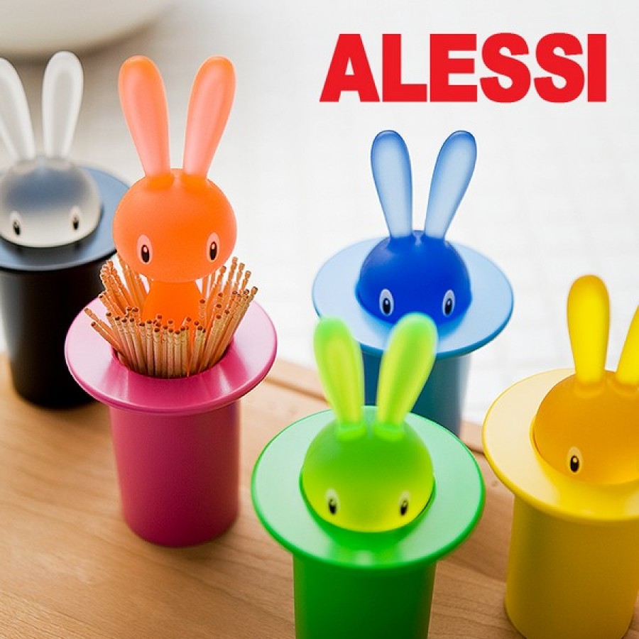 Θήκη για Οδοντογλυφίδες Alessi Magic Bunny ASG16 GR Κουζίνα
